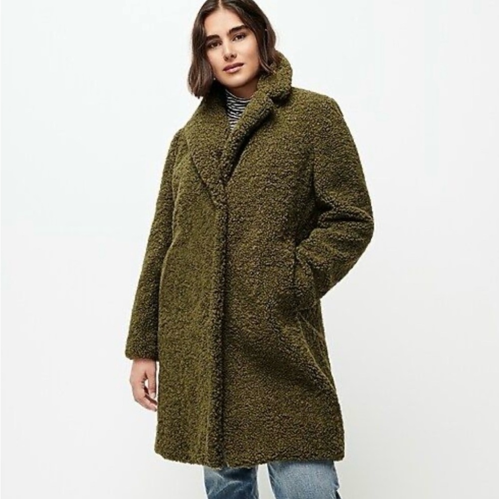 J. Crew Teddy Sherpa Coat XXS Petite